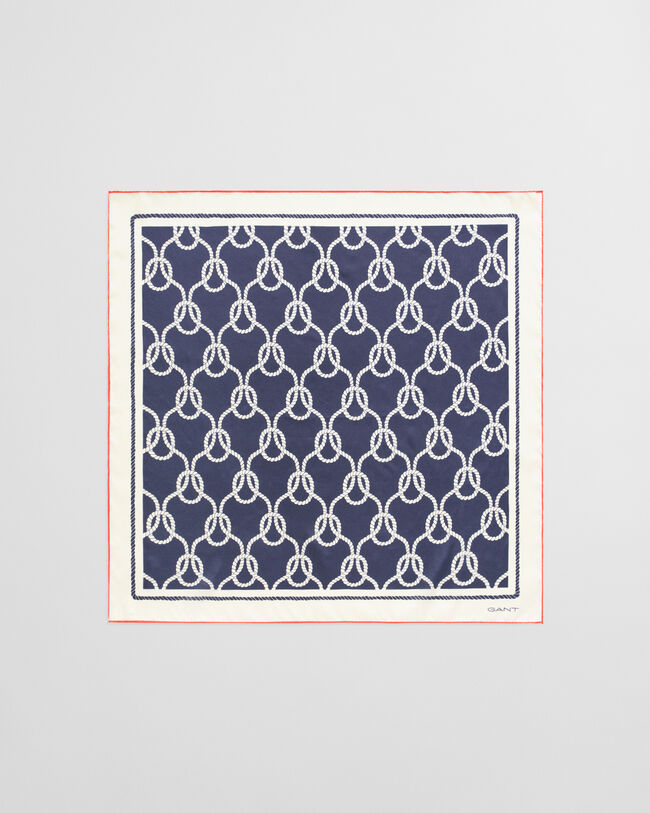 Printtikuvioitu Rope-silkkihuivi