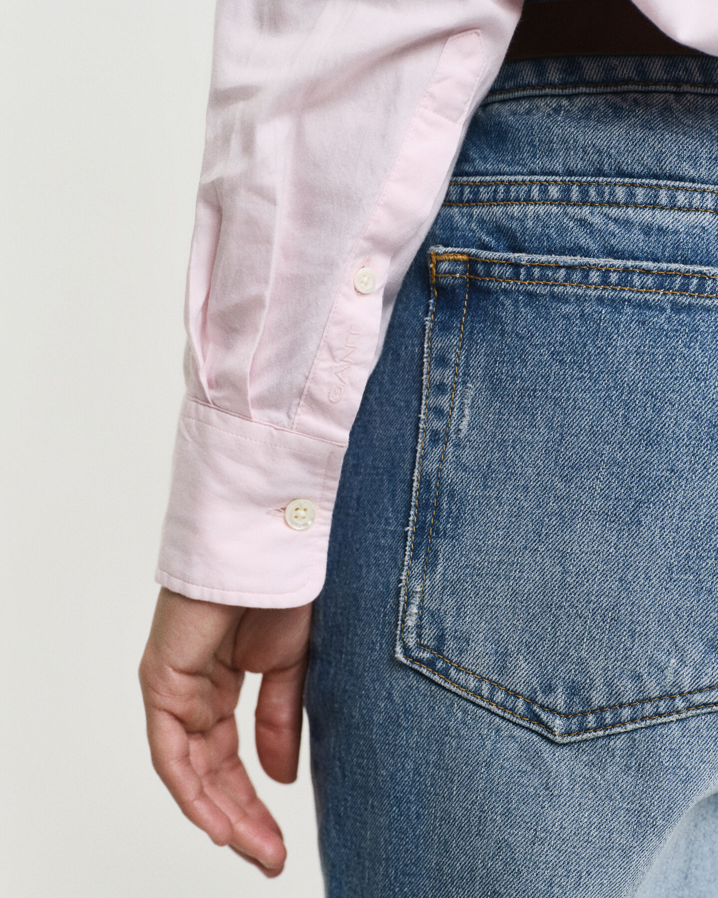 Relaxed fit ‑mitoitettu Luxury-oxford-paita