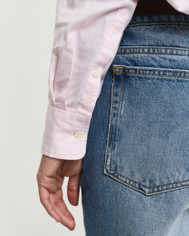 Relaxed fit ‑mitoitettu Luxury-oxford-paita