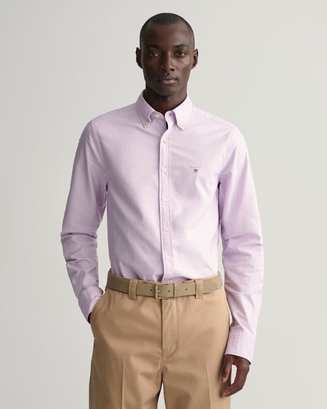 Slim fit ‑mitoitettu oxford-paita