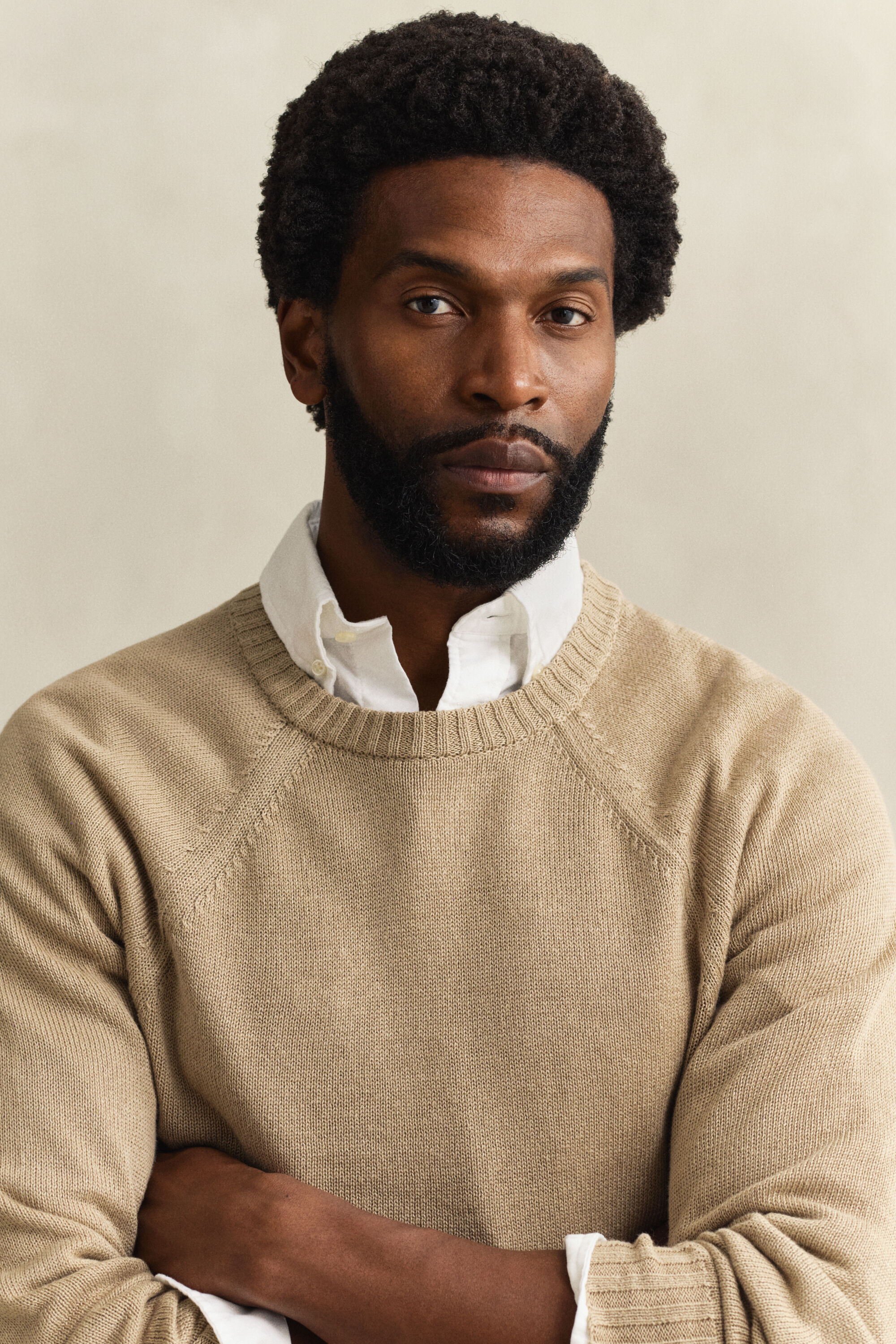 Neulepusero pellavasekoitteesta