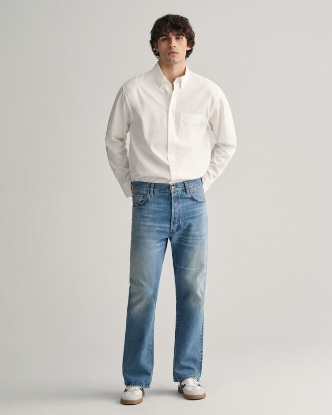 Relaxed Fit Poplin Shirt