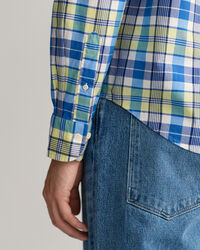 Regular fit -mitoitettu värikäs ruutupaita