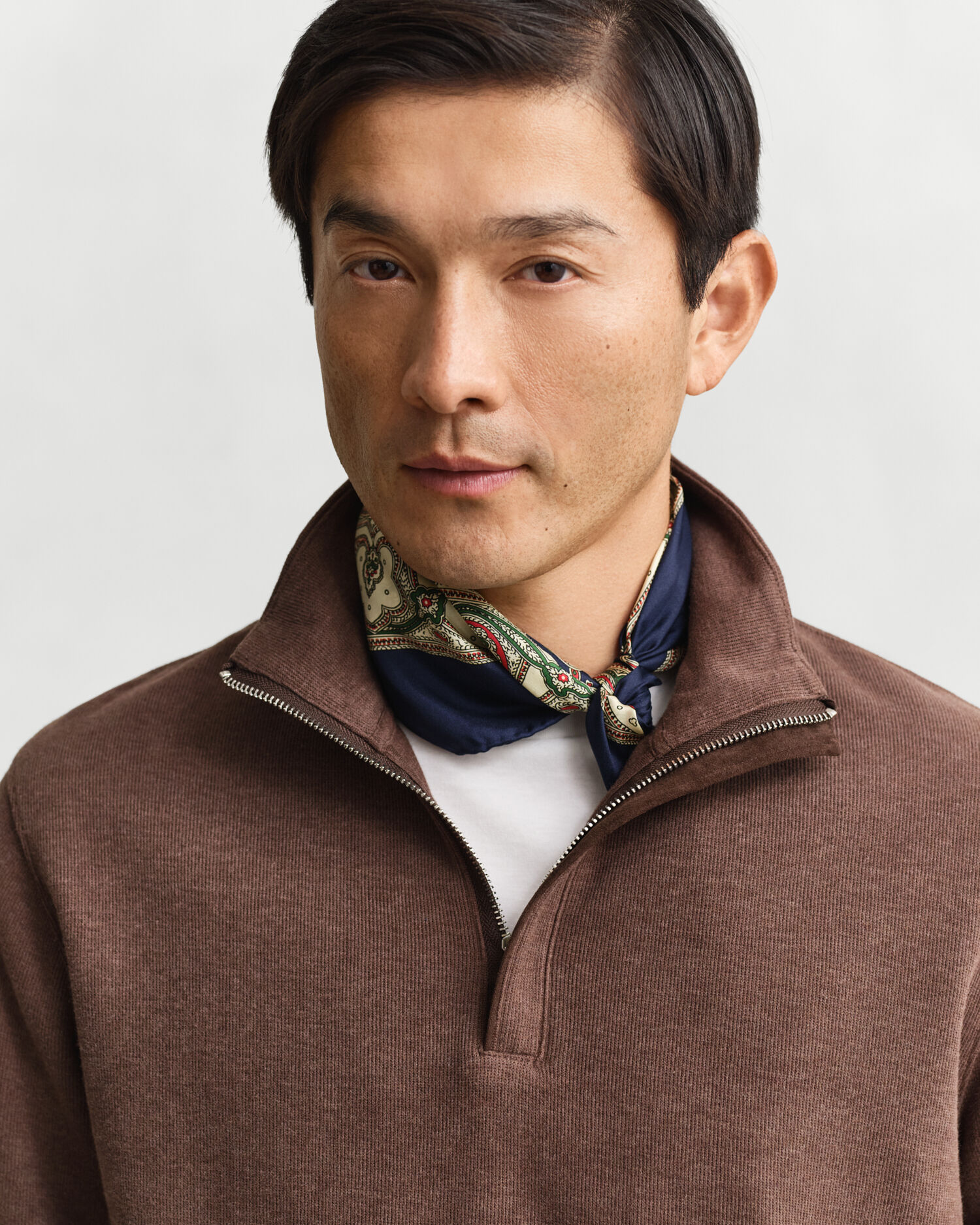 Sacker Rib ‑collegepaita puolivetoketjulla