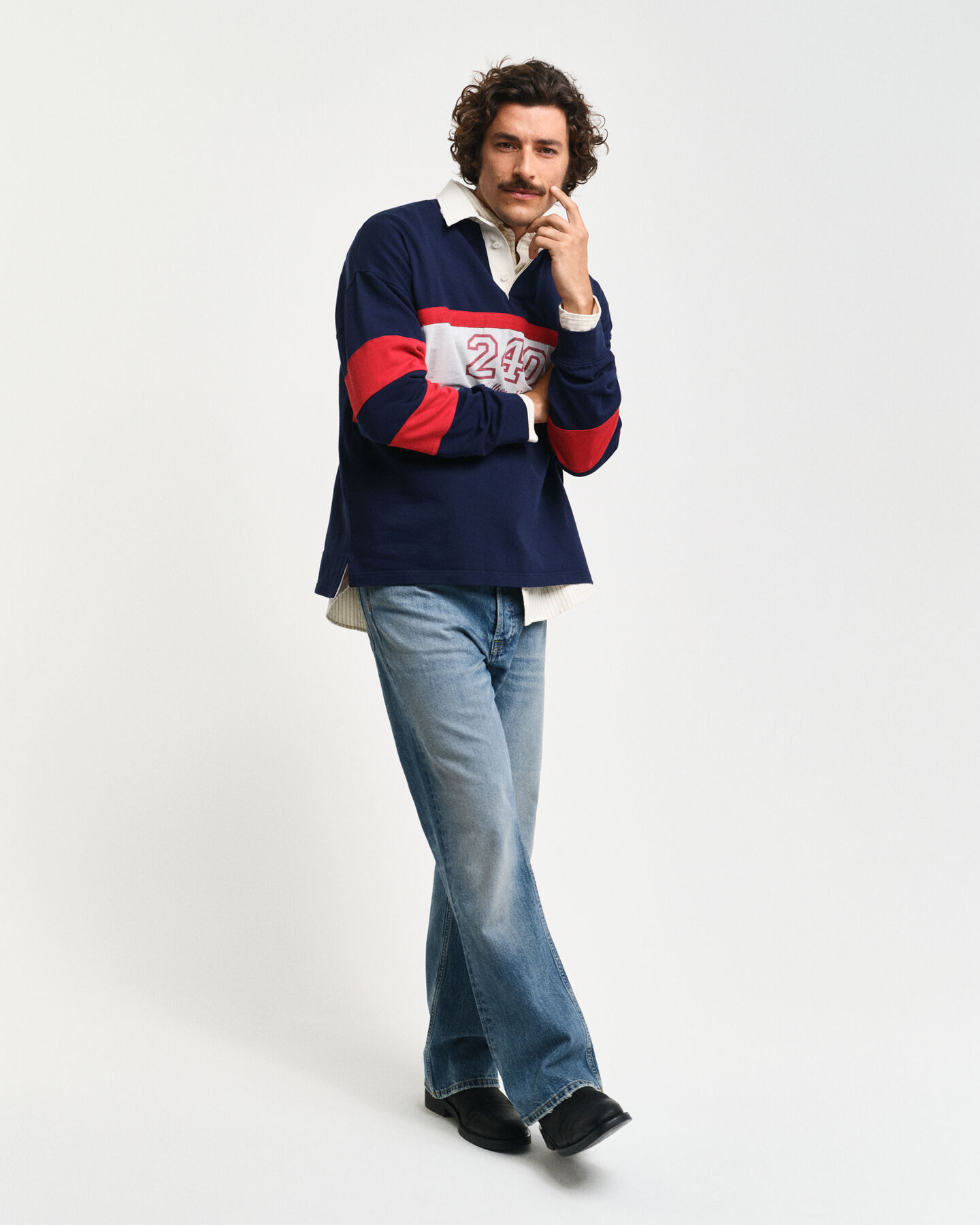 Vintage-pesuk&auml;sitelty Heavy Rugger ‑paita