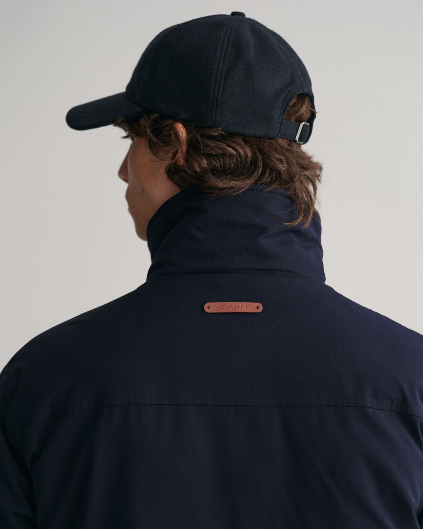 Topattu flanellikankainen maastotakki