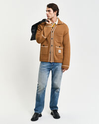 Napitettava villaneuletakki