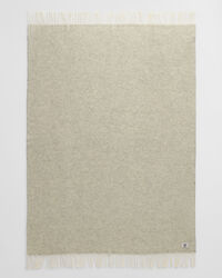 Kalanruotokuvioinen villainen torkkupeitto