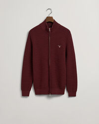 Vetoketjullinen Texture-puuvillaneuletakki