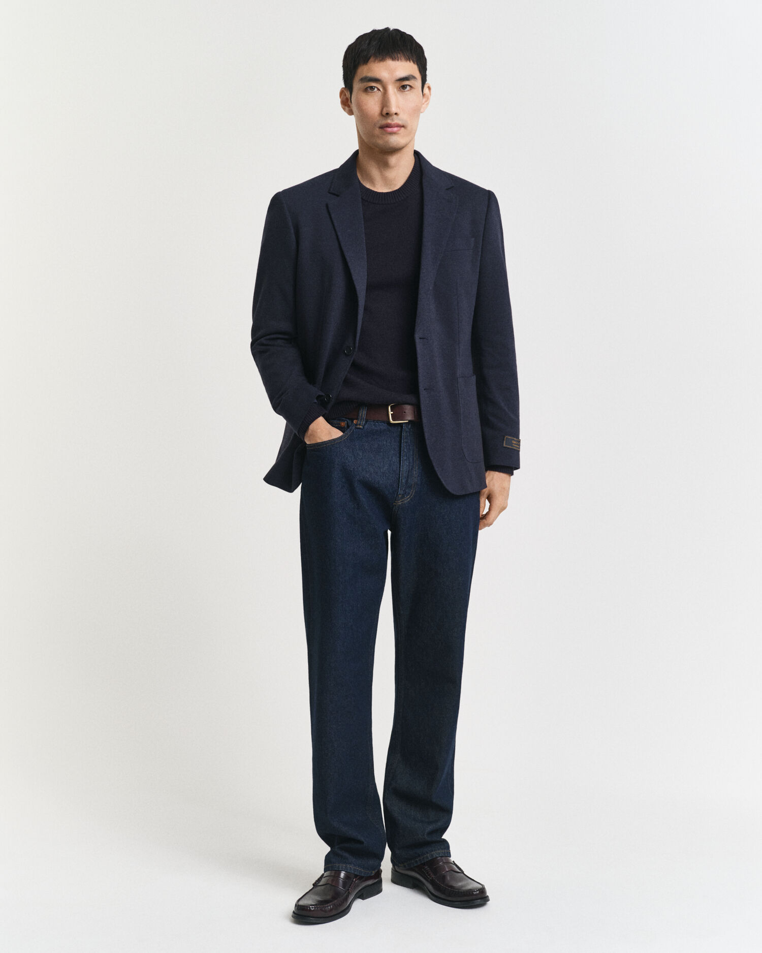 Kašmirvillainen neulepusero, pyöreä pääntie