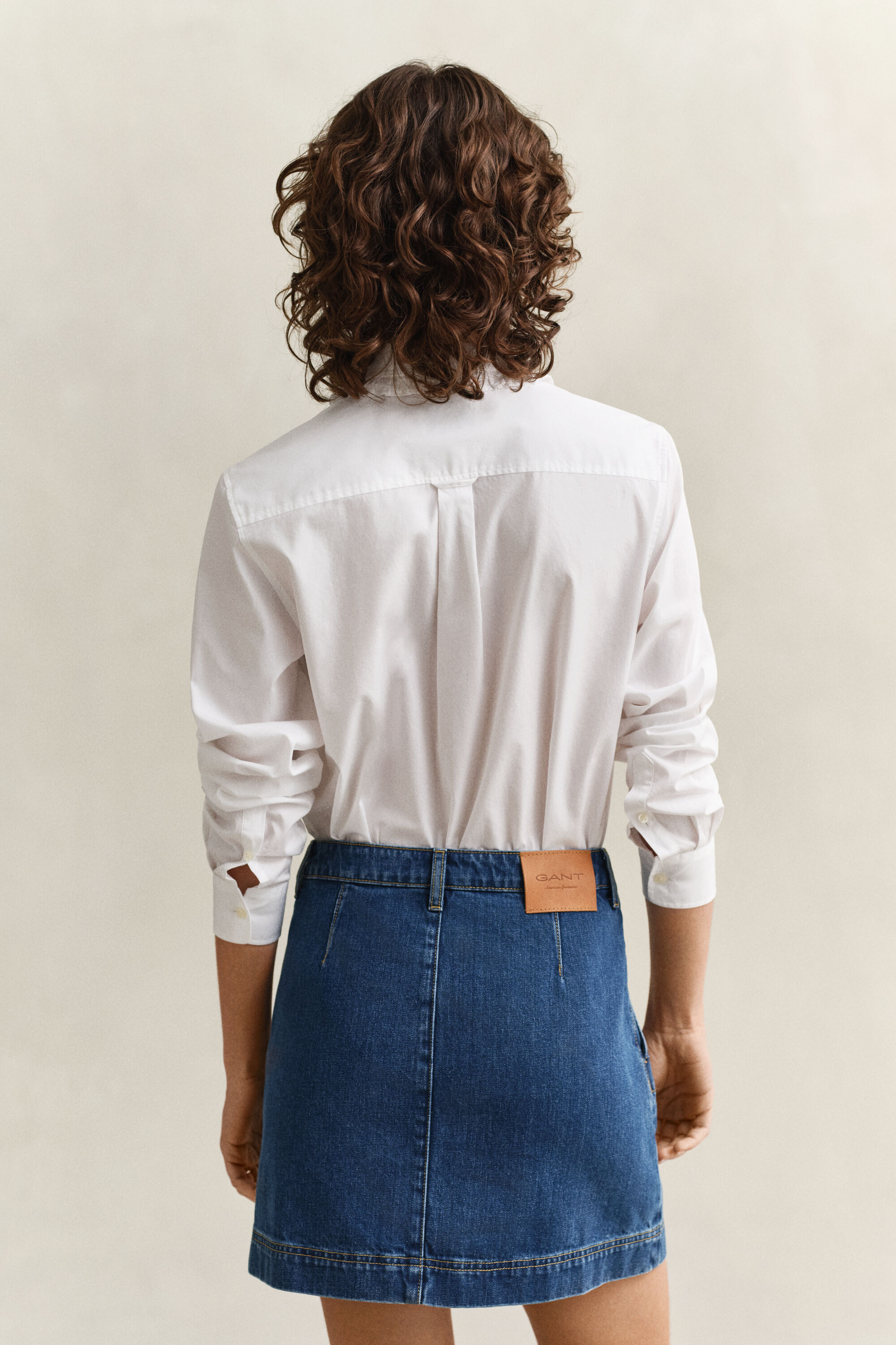 Puuvillainen röyhelöpaita