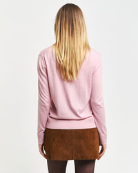 Ohut pyöreäkauluksellinen neulepusero