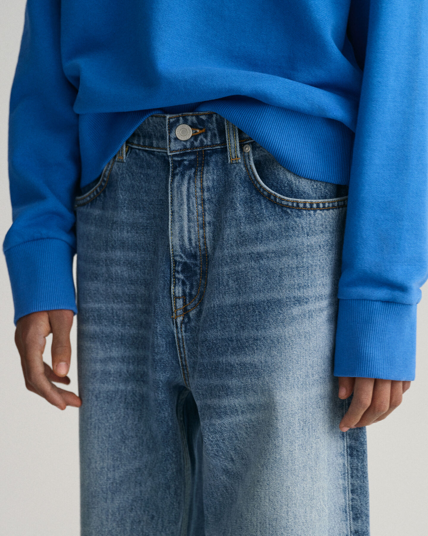 Teen Boys ‑malliston loose fit ‑mitoitetut farkut