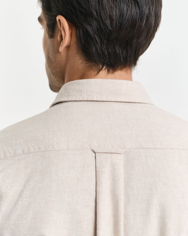 Regular fit ‑mitoitettu meleerattu flanellipaita