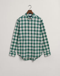 Regular fit ‑mitoitettu ruudullinen oxford-paita