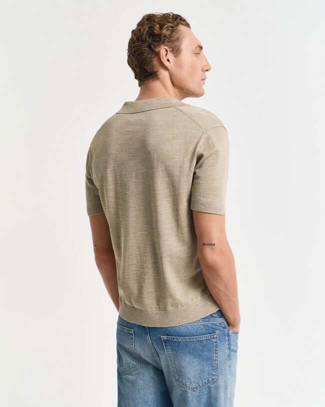 Lyhythihainen Sunfaded-pikeeneulepusero