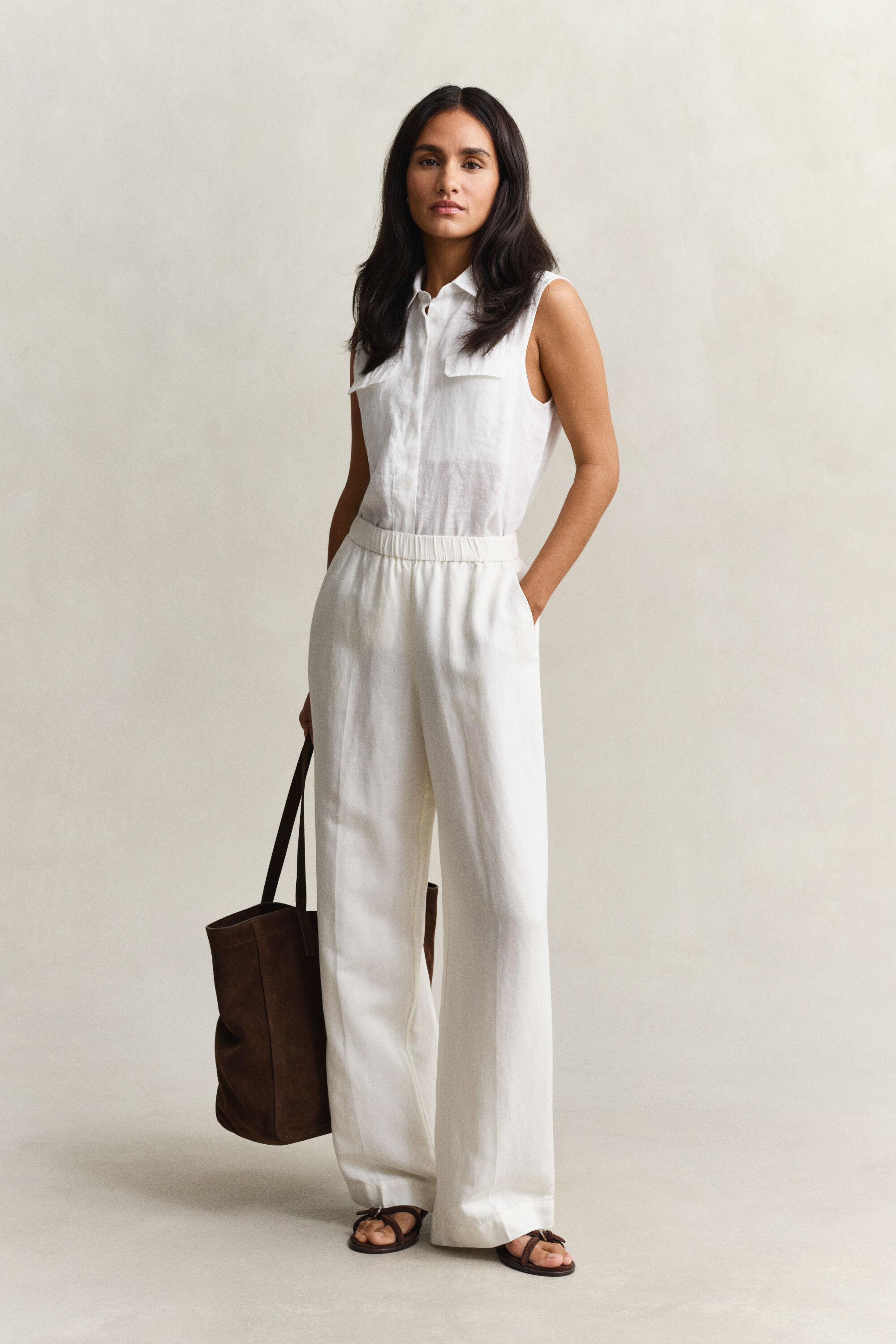 Pellavasekoitehousut