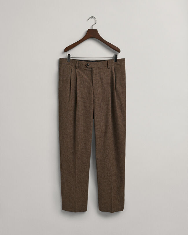 Kukonaskelkuvioiset puvunhousut