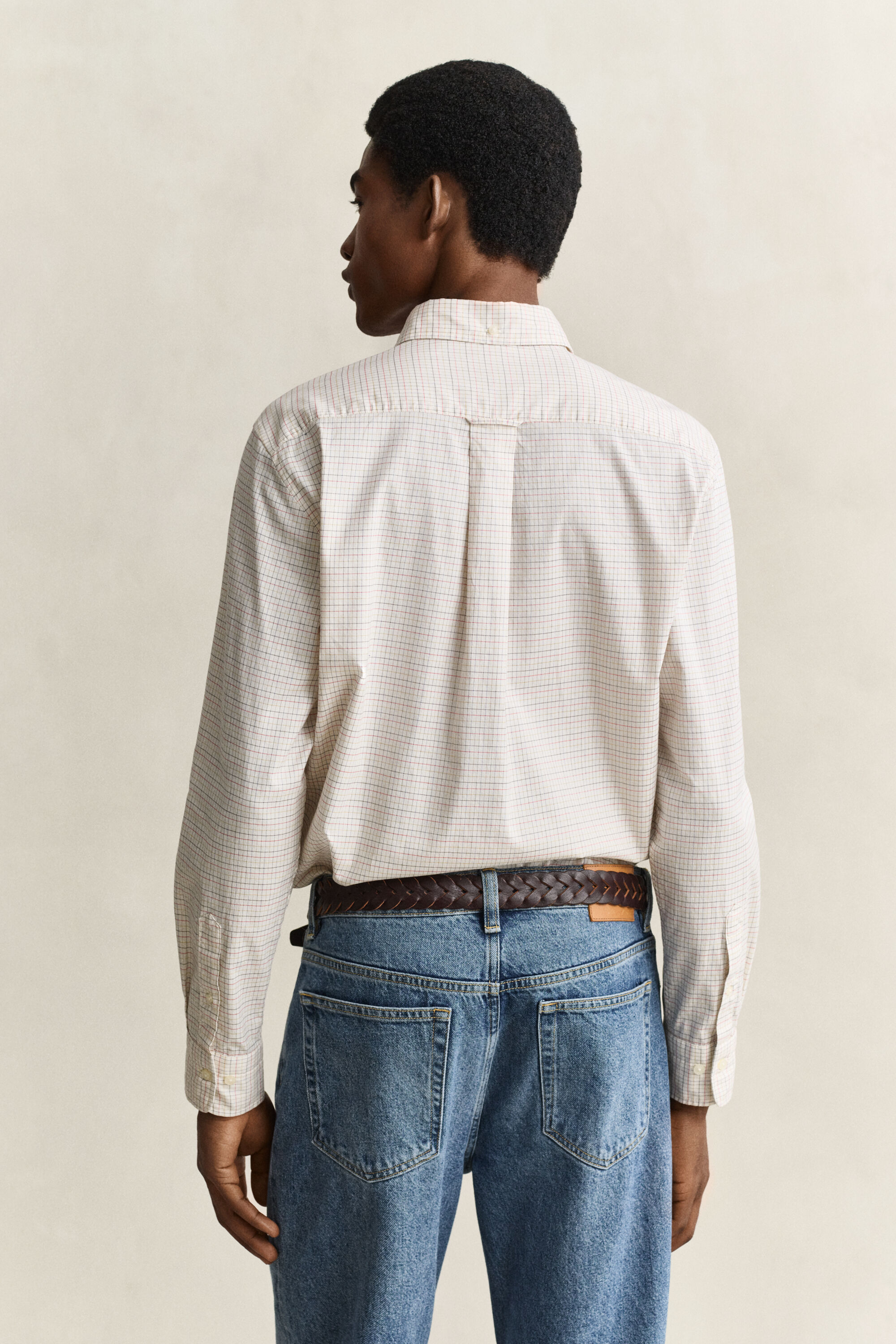 Ruudullinen Gant x Yale-oxford-paita