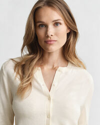 Kevyt neuletakki, pyöreä pääntie