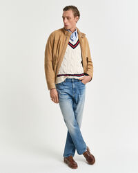 Harrington‑mokkanahkatakki