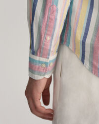 Regular fit ‑mitoitettu raidallinen oxford-paita