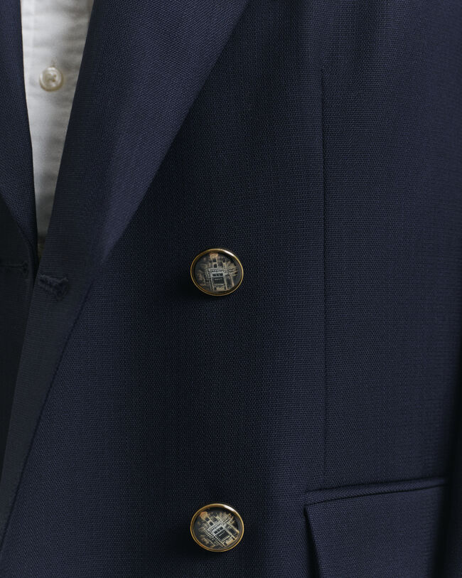 Oversized fit ‑mitoitettu hopsack-villakangasbleiseri