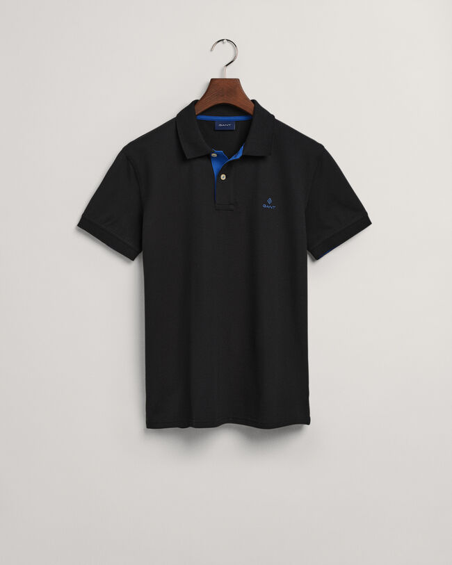 Rugger-pikeepaita, kontrastivärinen kaulus