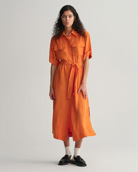 Lyhythihainen l&auml;pp&auml;taskuinen paitamekko