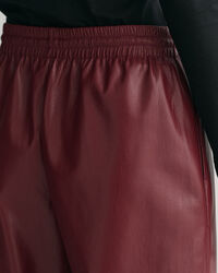 Relaxed fit ‑mitoitetut Pull-On-tekonahkahousut