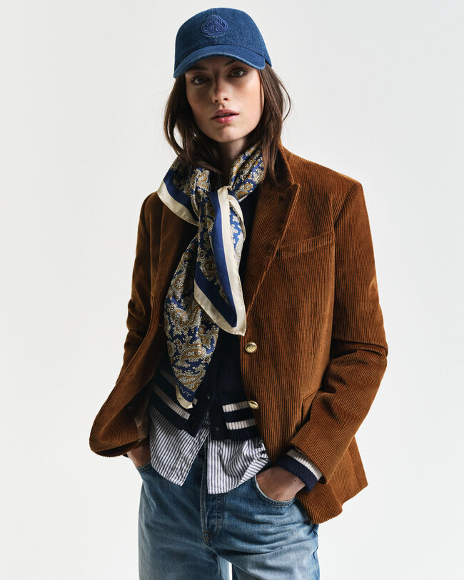 Paisley-kuvioitu silkkihuivi