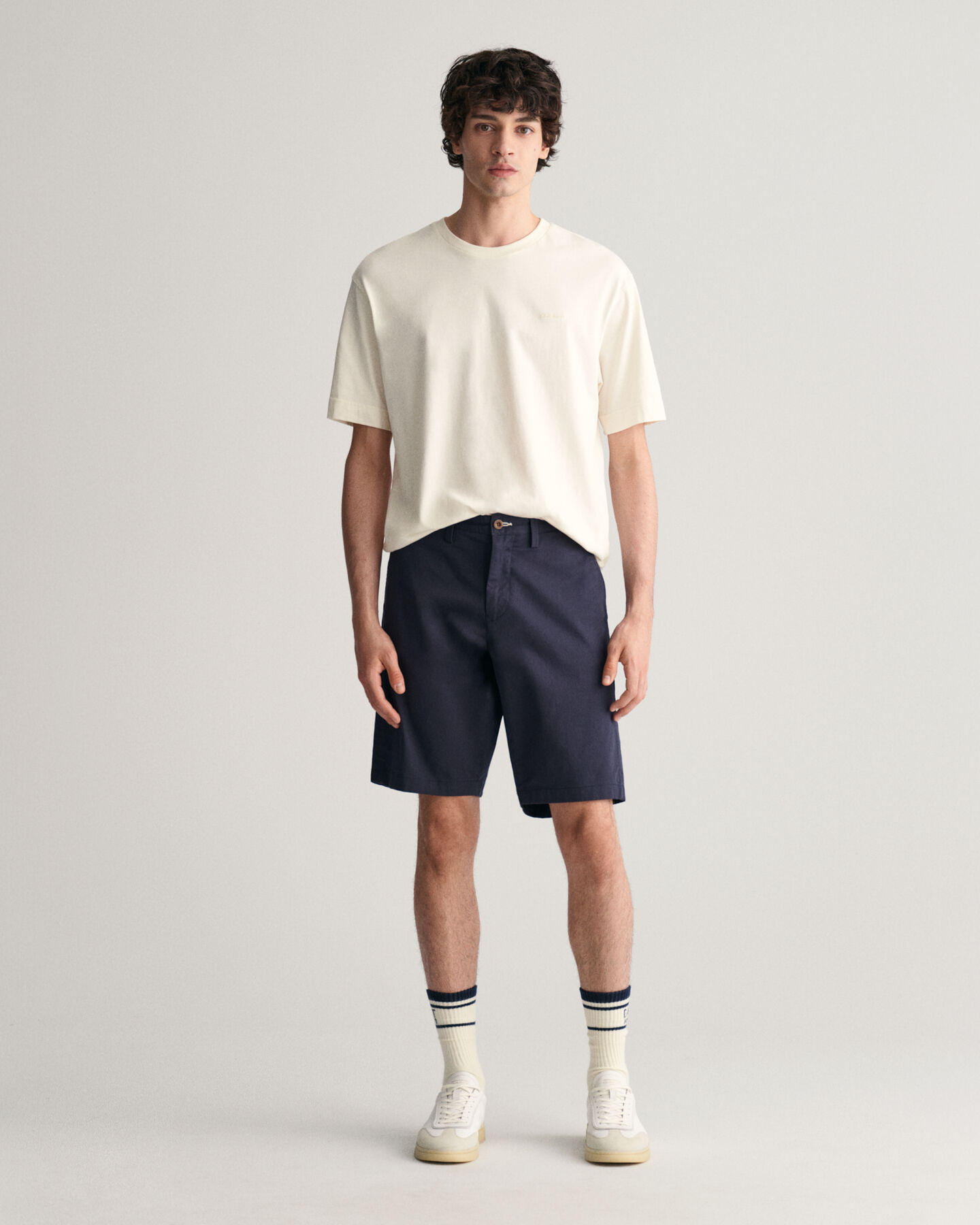 Relaxed fit ‑mitoitetu tvillishortsit