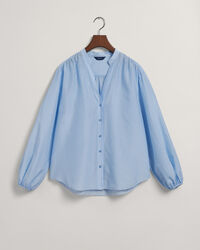 Relaxed fit ‑mitoitettu pusero puuvilla-silkkisekoitetta