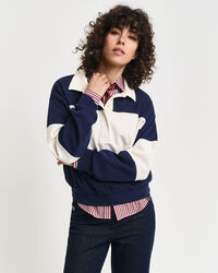 Kohopintainen monivärinen Rugger-pikeepaita