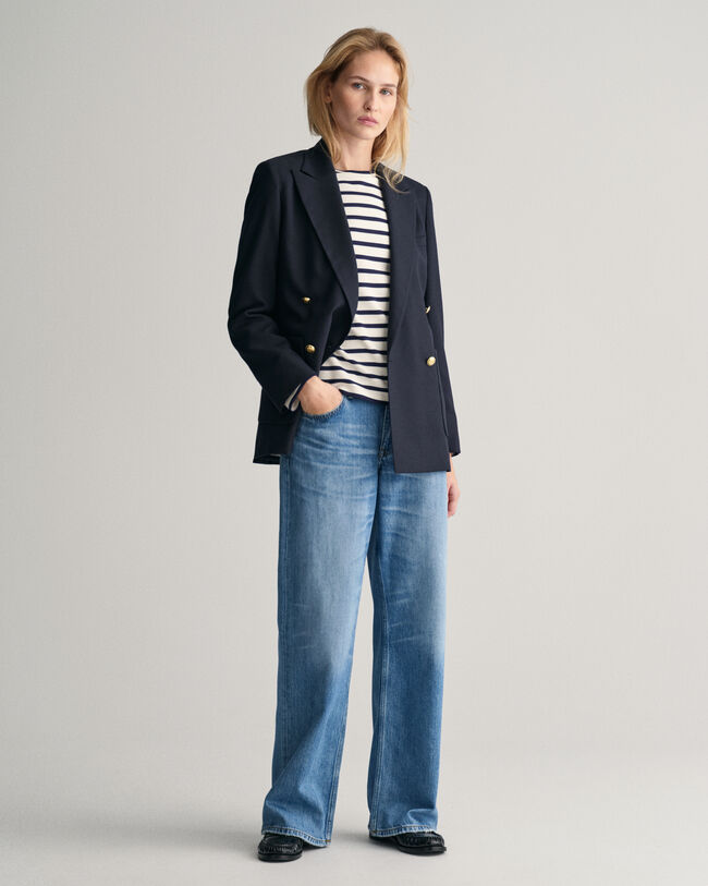 Raidallinen pitkähihainen t-paita