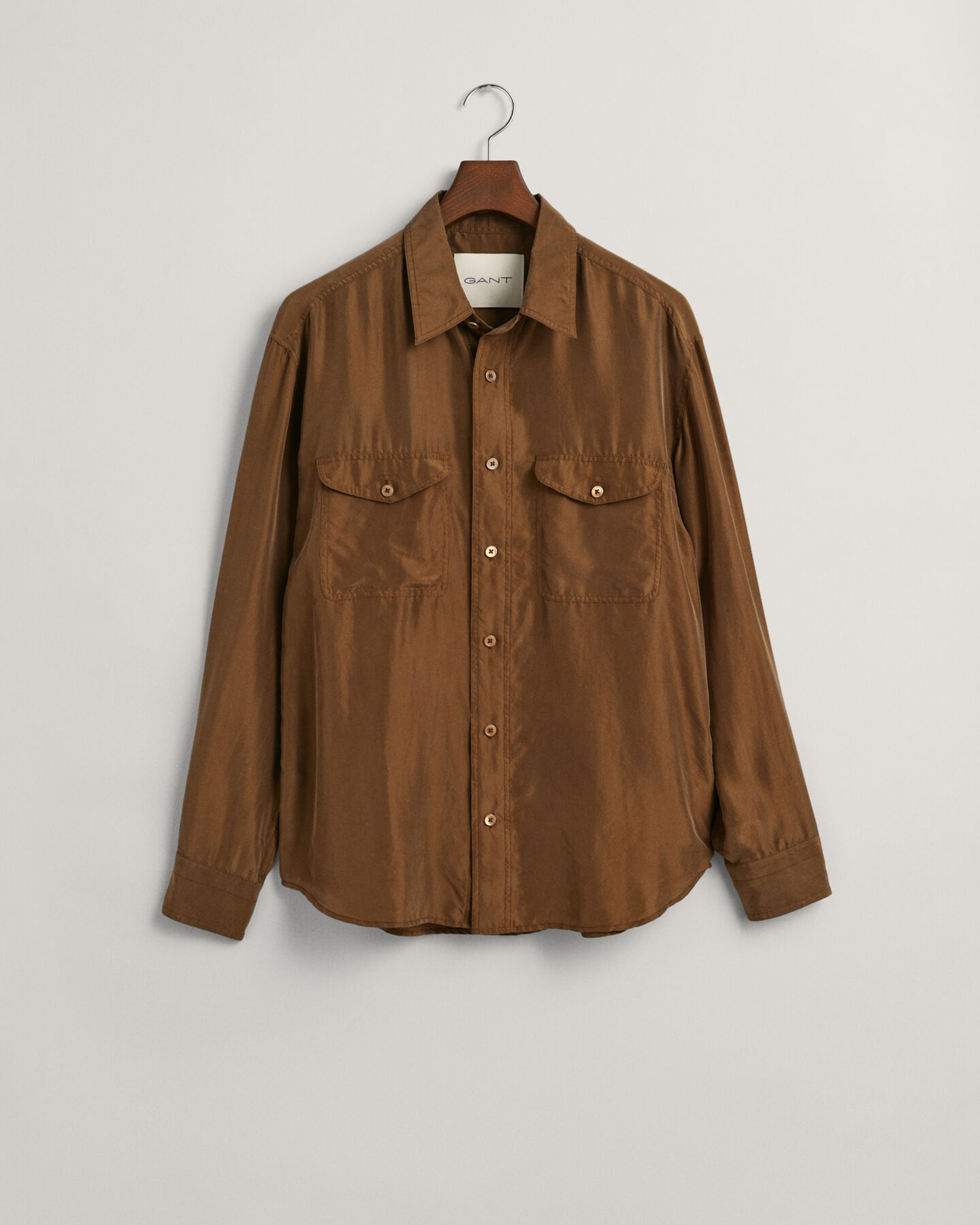 Relaxed Fit Silk Shirt