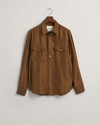 Relaxed Fit Silk Shirt