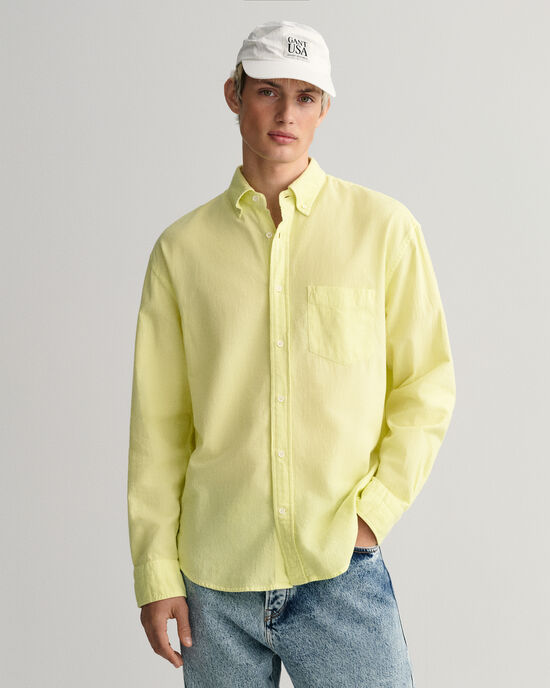 Relaxed fit ‑mitoitettu Textured Weave -paita