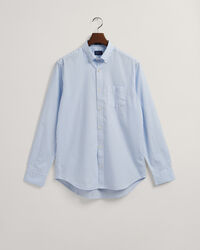 Regular&nbsp;fit ‑mitoitettu raidallinen paita broadcloth-kankaasta