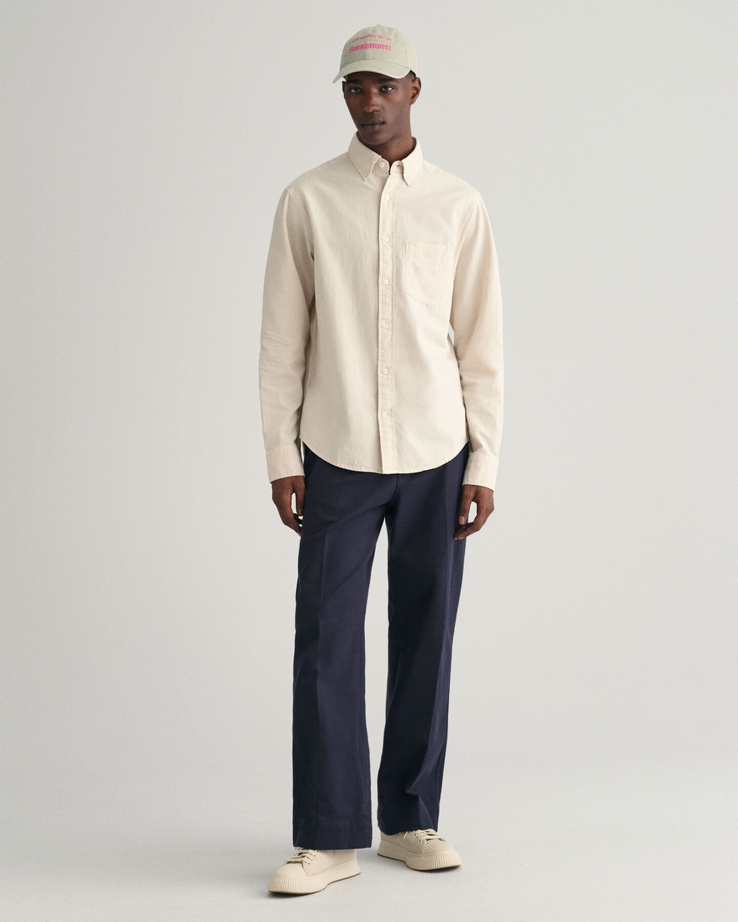 Regular fit ‑mitoitettu Archive-oxford-paita