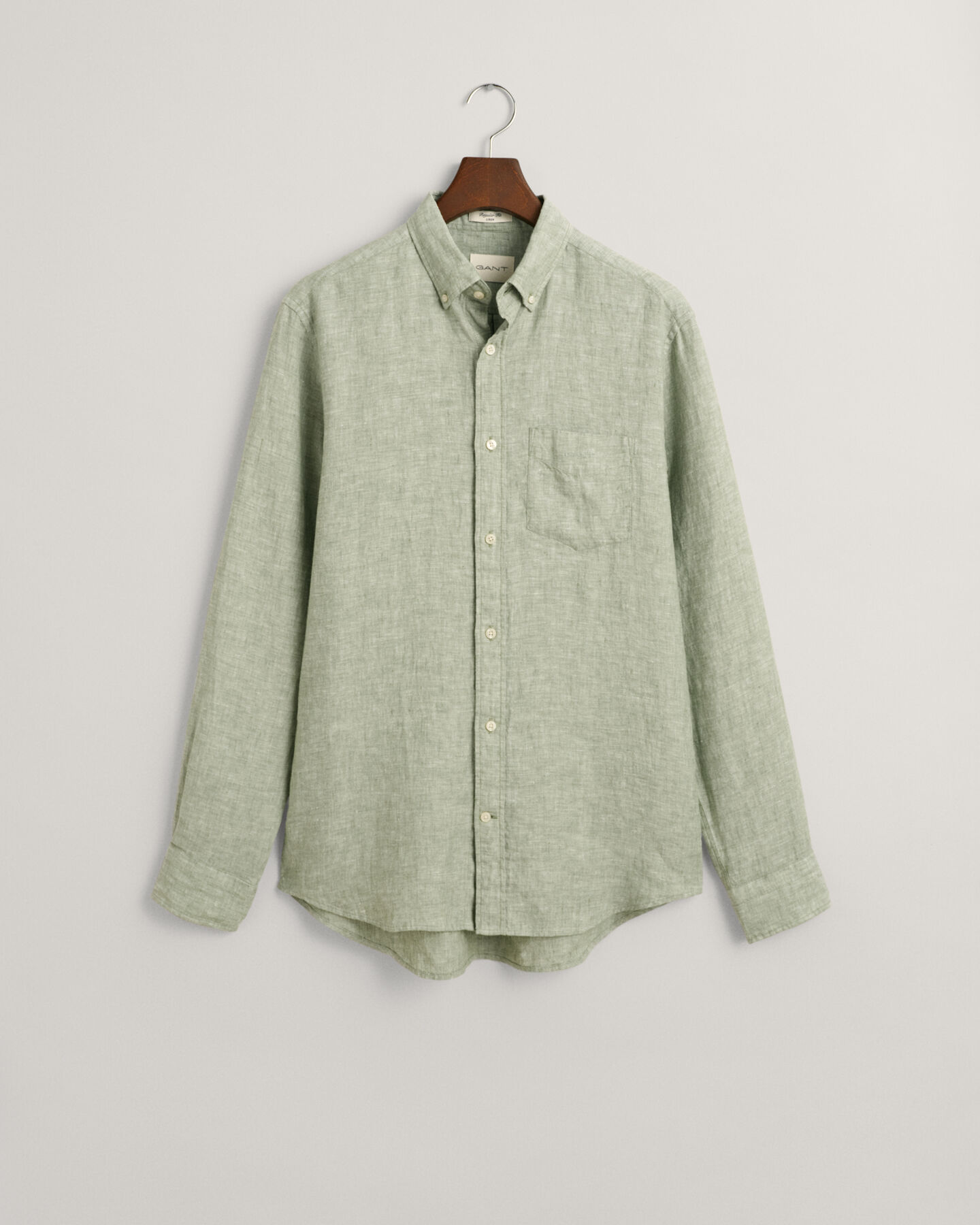 Regular fit ‑mitoitettu pellavapaita