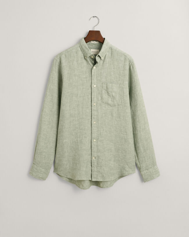 Regular fit ‑mitoitettu pellavapaita