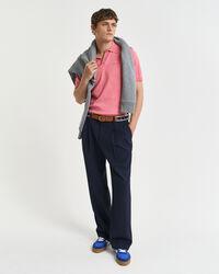 Lyhythihainen Sunfaded-pikeeneulepusero