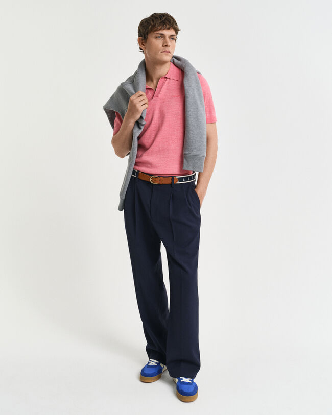 Lyhythihainen Sunfaded-pikeeneulepusero