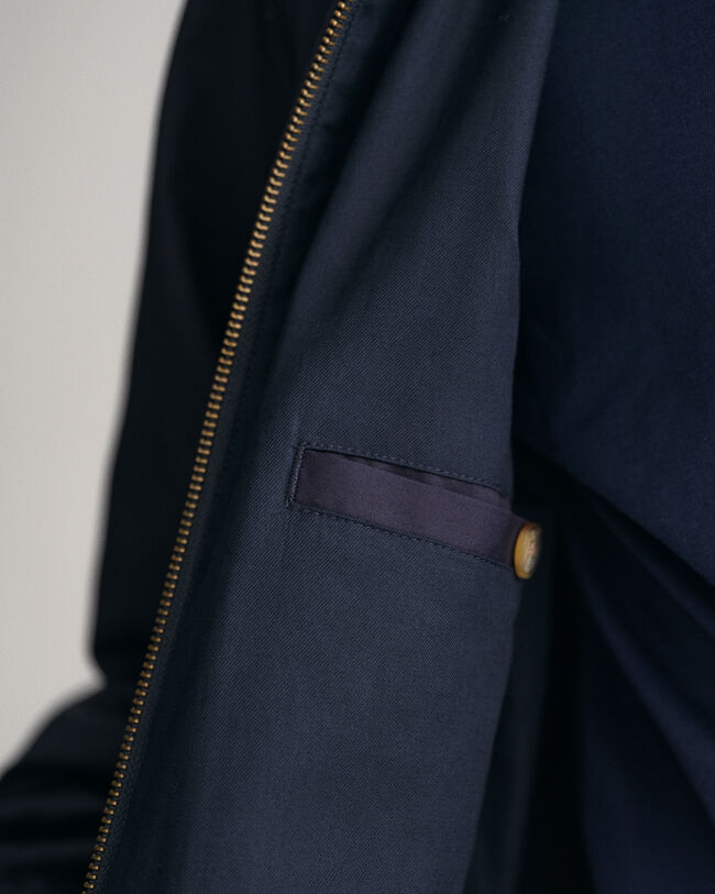 Puuvillainen Harrington‑takki