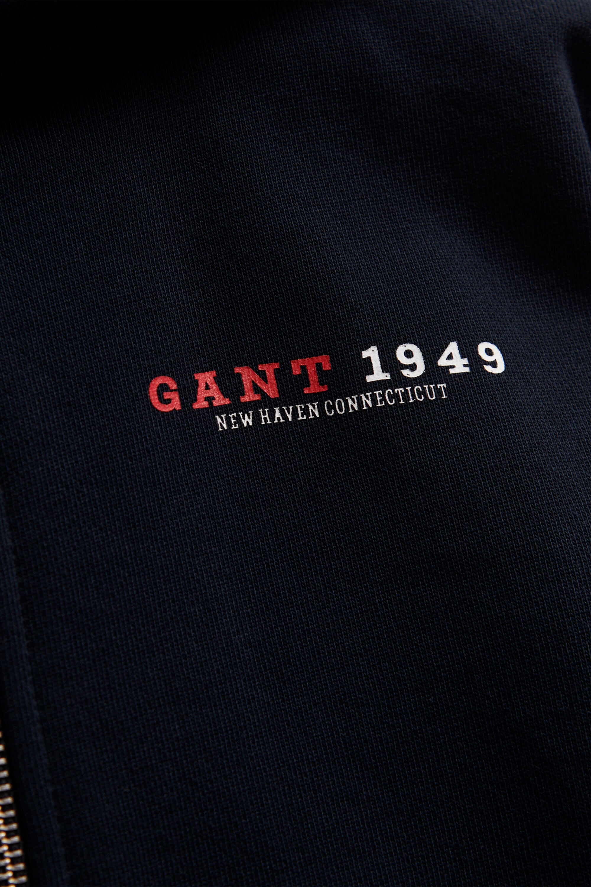 Boys-malliston vetoketjullinen Collegiate-printtihuppari