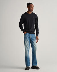 Neulepusero puuvillan ja ka&scaron;mirin sekoitteesta, py&ouml;re&auml; p&auml;&auml;ntie