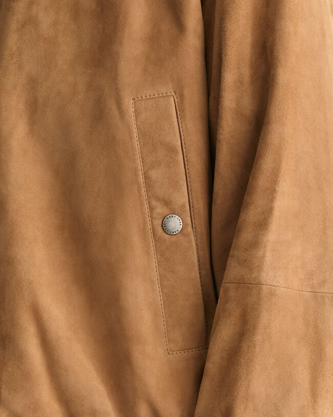 Mokkanahkainen Bomber-takki