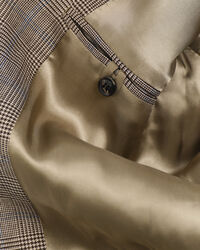 Regular fit ‑mitoitettu glen-ruudullinen bleiseri