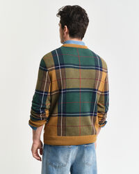 Ruudullinen neule, py&ouml;re&auml; p&auml;&auml;ntie